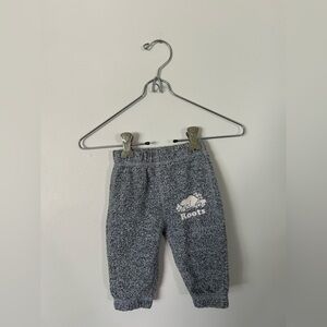 NWOT Roots Baby Salt And Pepper Sweatpants Size 0-3 months